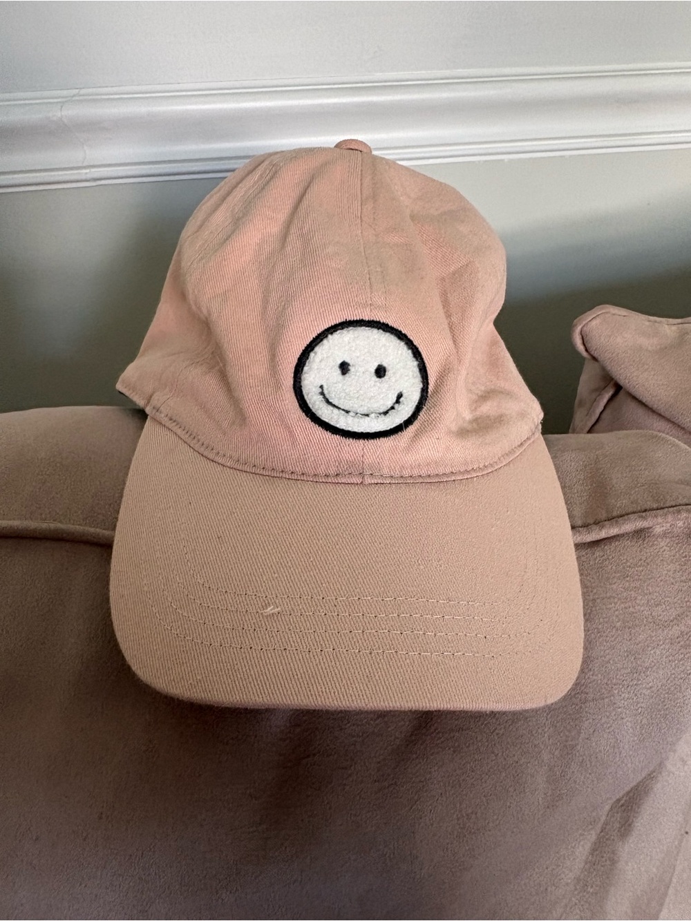 Pink Smile Patch Cap